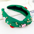 Rhinestones and pearl headband for Valentine's Day