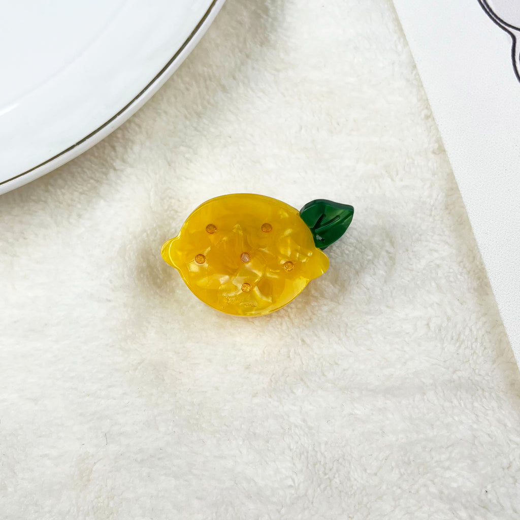 Acetate Fruit Small Hair Clip Cute Mini Claw Clip