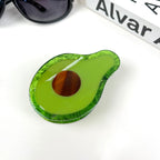 Acetate Fun Food Hair Clip Avocado Peanut Claw Clips