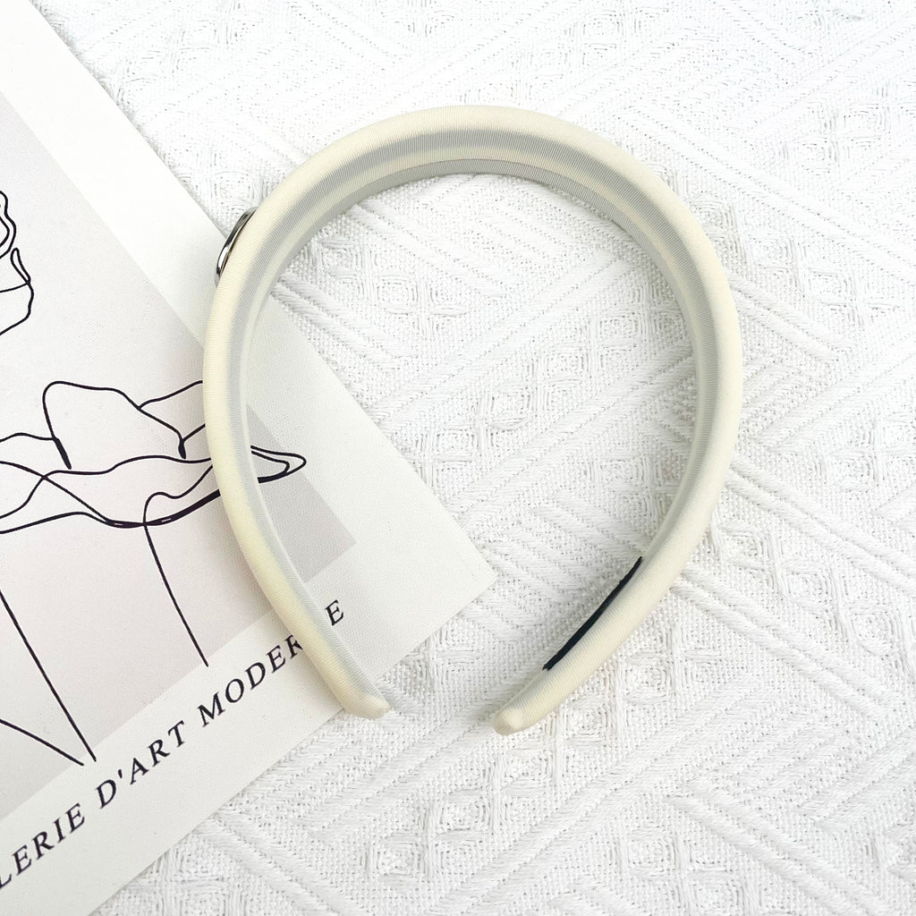 Solid color pig nose headband