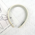 Solid color pig nose headband