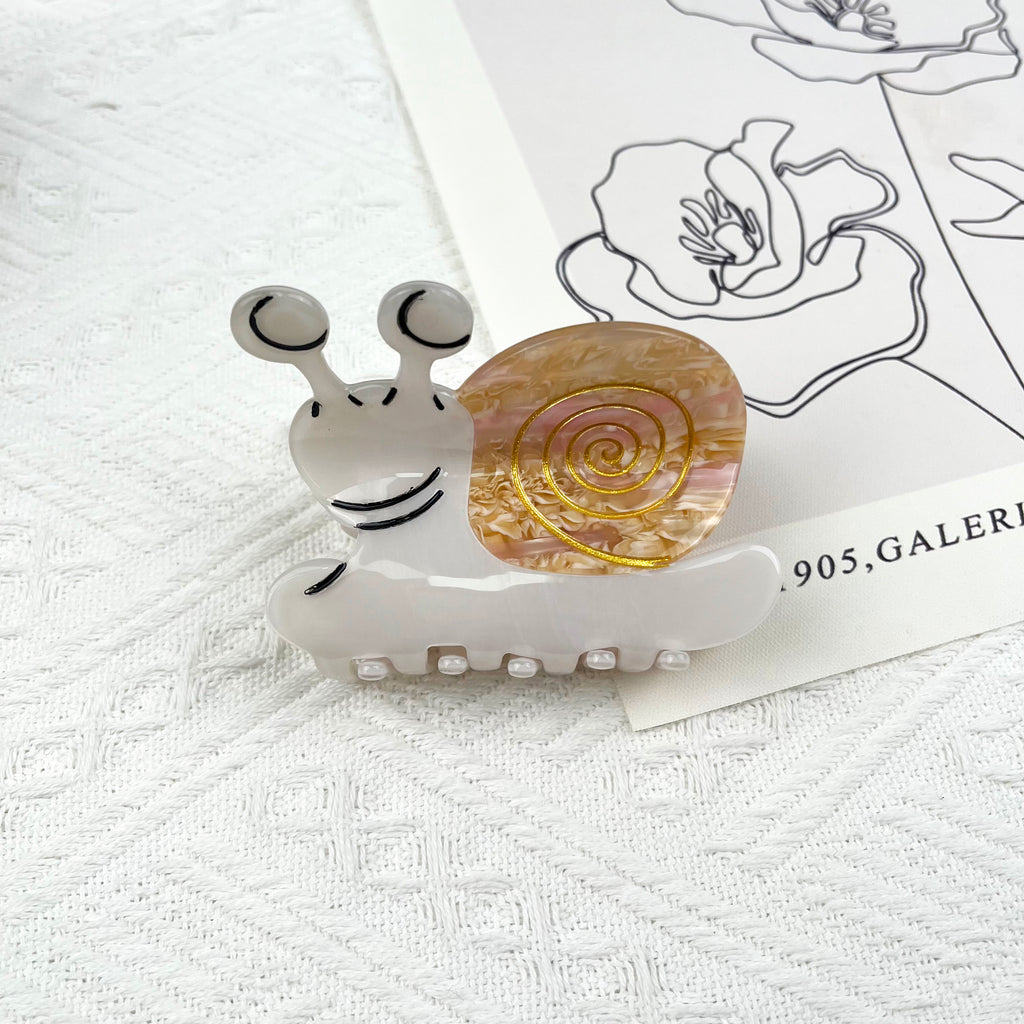 Cute Snail Hair Clips Animal Claw Clip