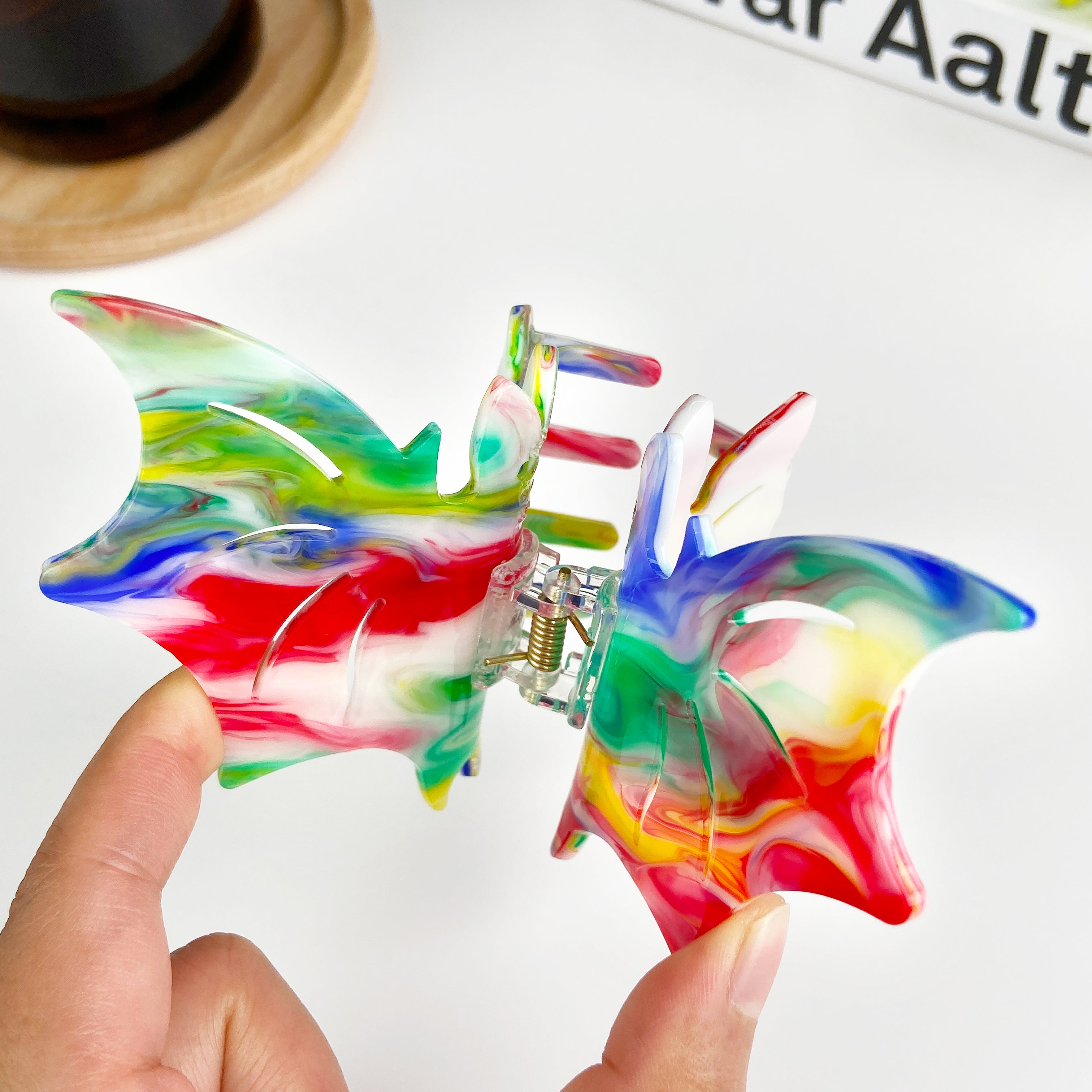 Colorful Bat Hair Clips Halloween