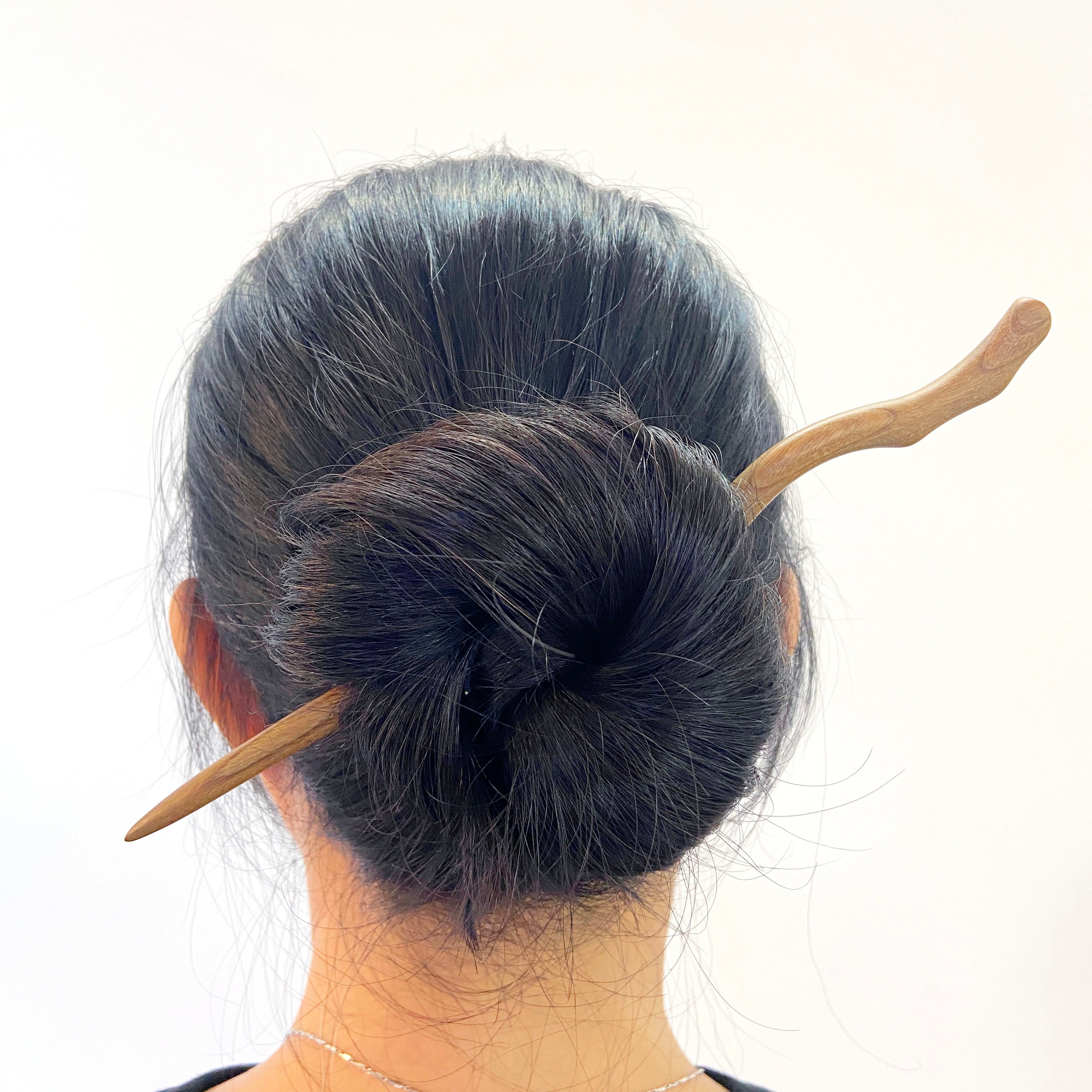 Black sandalwood hairpin wooden hairpin