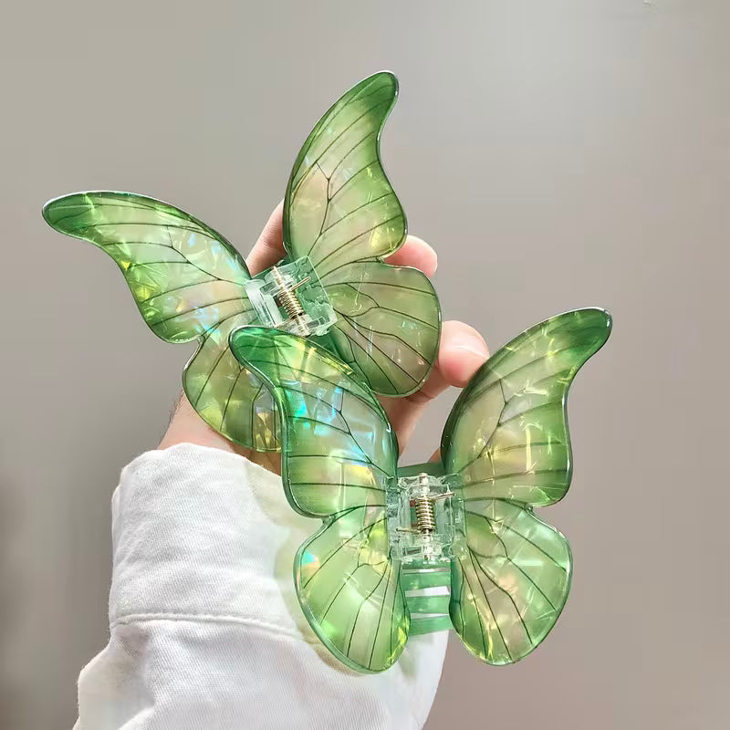Butterfly Barrettes Loose Clip Shark Clip