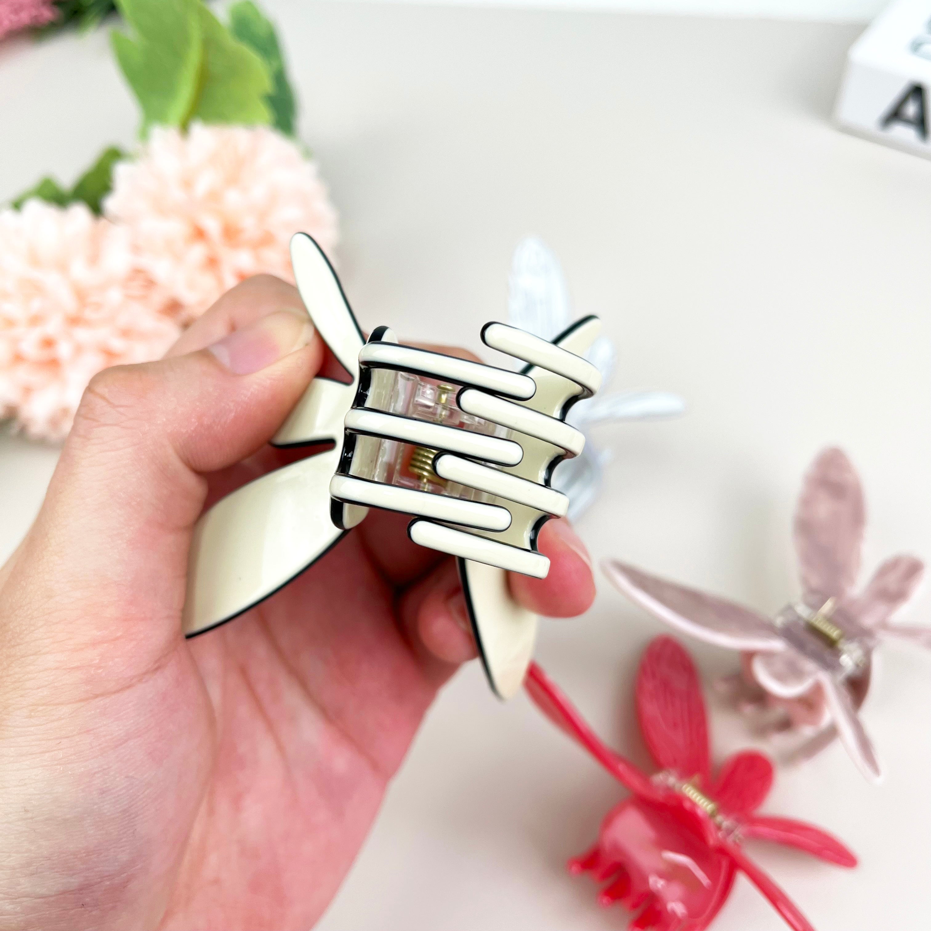 Butterfly hair clip colorful claw clip