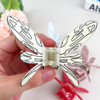 Butterfly hair clip colorful claw clip