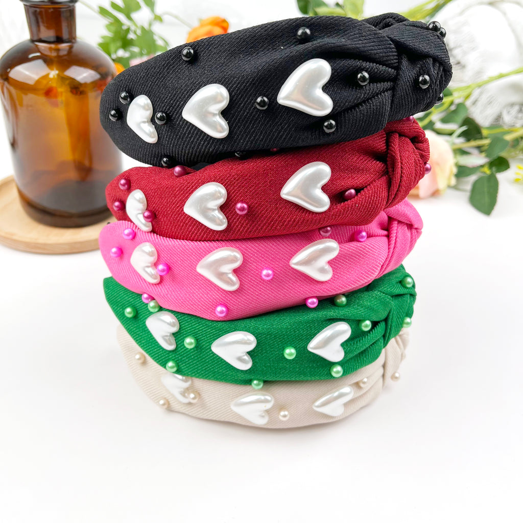 Valentine's Day Headband Women's Love Pearl Headband