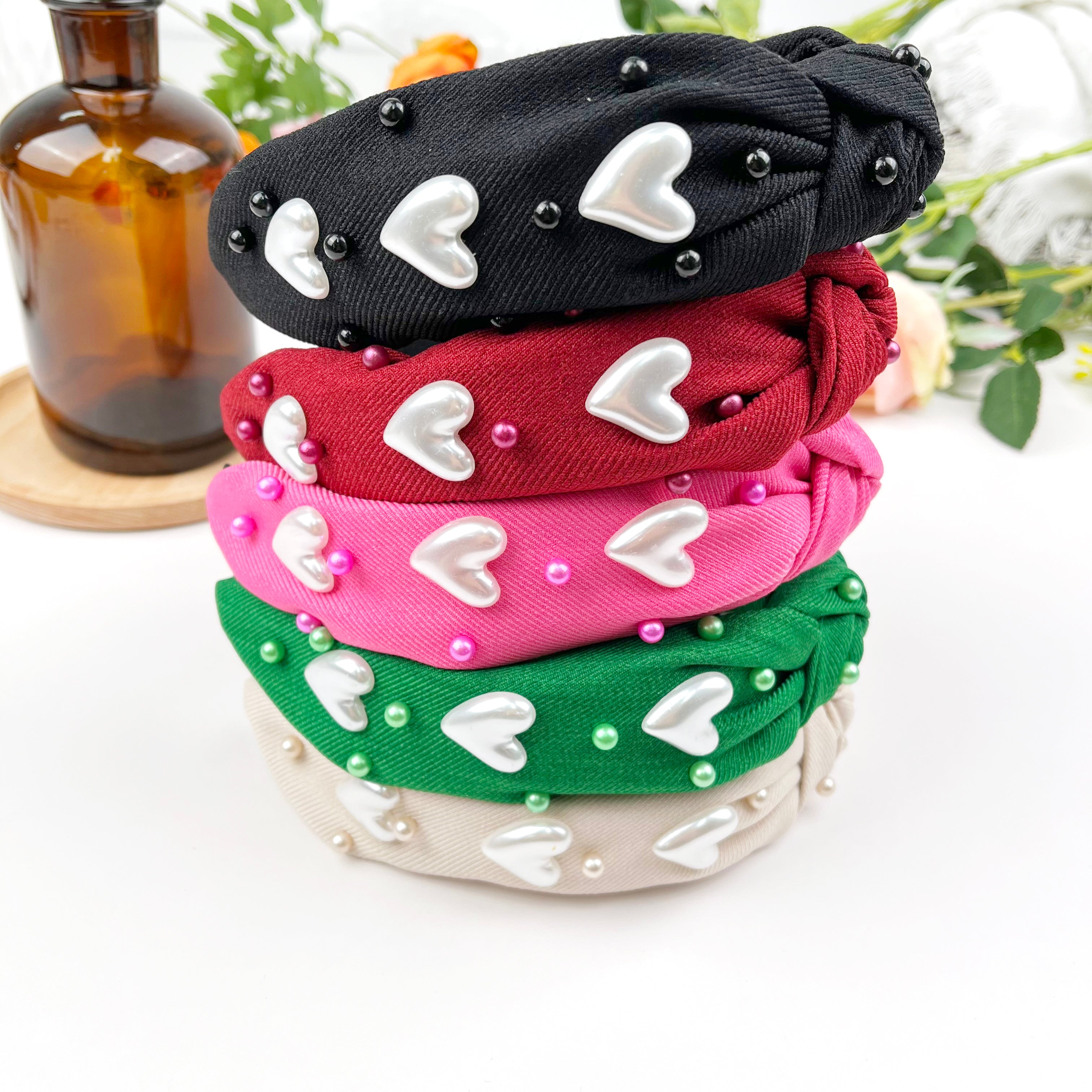 Valentine's Day Headband Women's Love Pearl Headband
