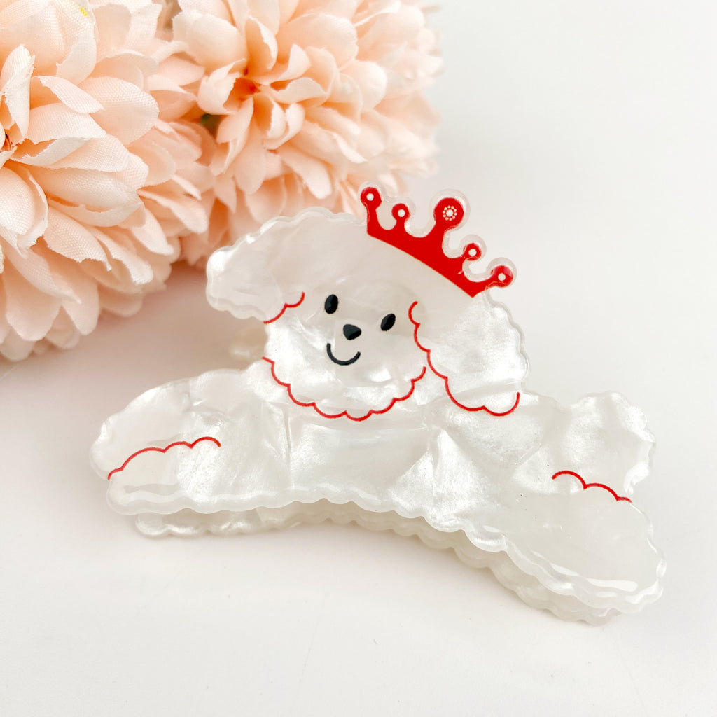 Cute Cartoon Dog Ladies Hair Clip