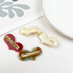 Dicke Acetat-Haarspange „Love“ 