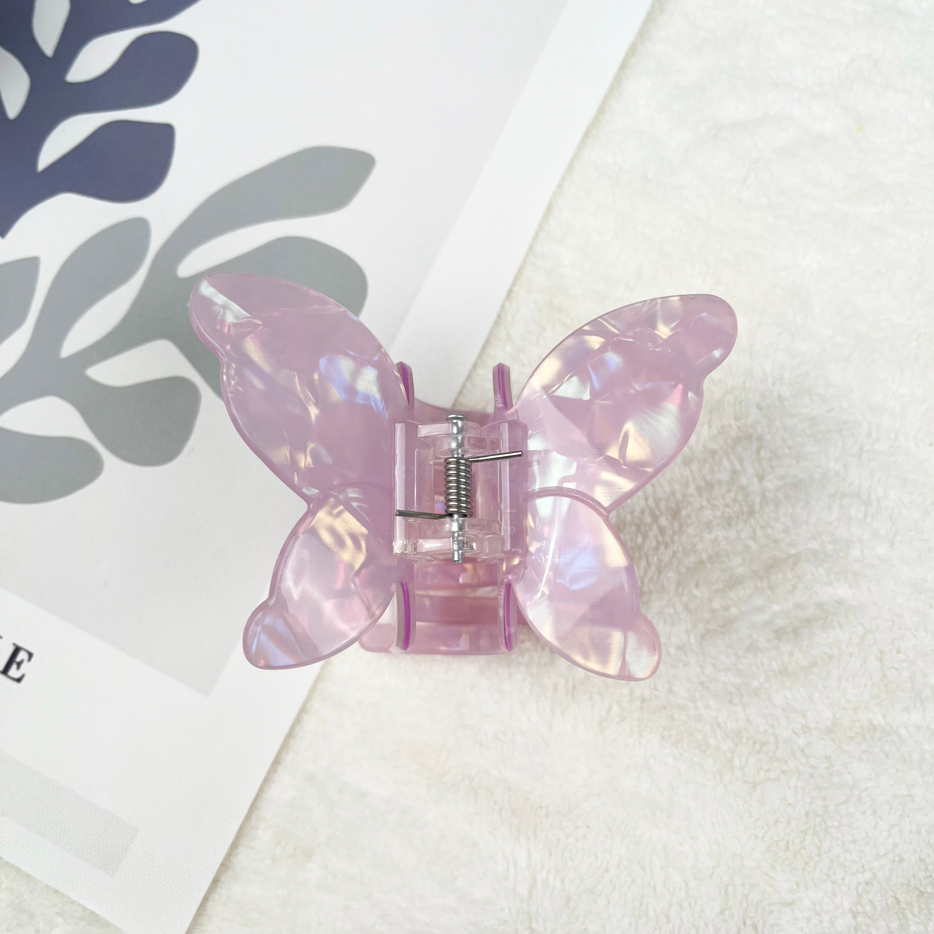 Exquisite simple butterfly hair claw clip