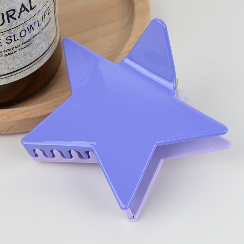 Acetic Acid Pentagram Hair Claw Clips