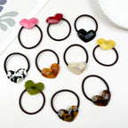 Acetate love hair tie spring sweet hair ties