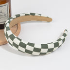 Diadema a cuadros de tablero de ajedrez 