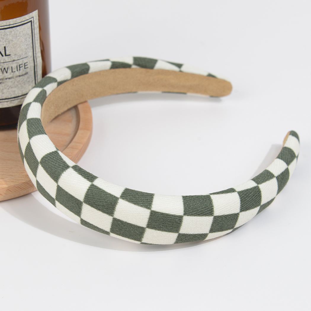 Checkerboard Plaid Headband