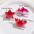 Ocean Series Mini Jaw Clip Bangs Side Small Barrettes Children