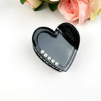 Love hair clip with pearl Valentine's Day