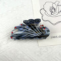 Large Peacock Hair Clips Animal Claw Clip Valentine's Day