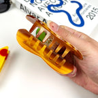 Acetate Fun Food Hair Clip Avocado Peanut Claw Clips