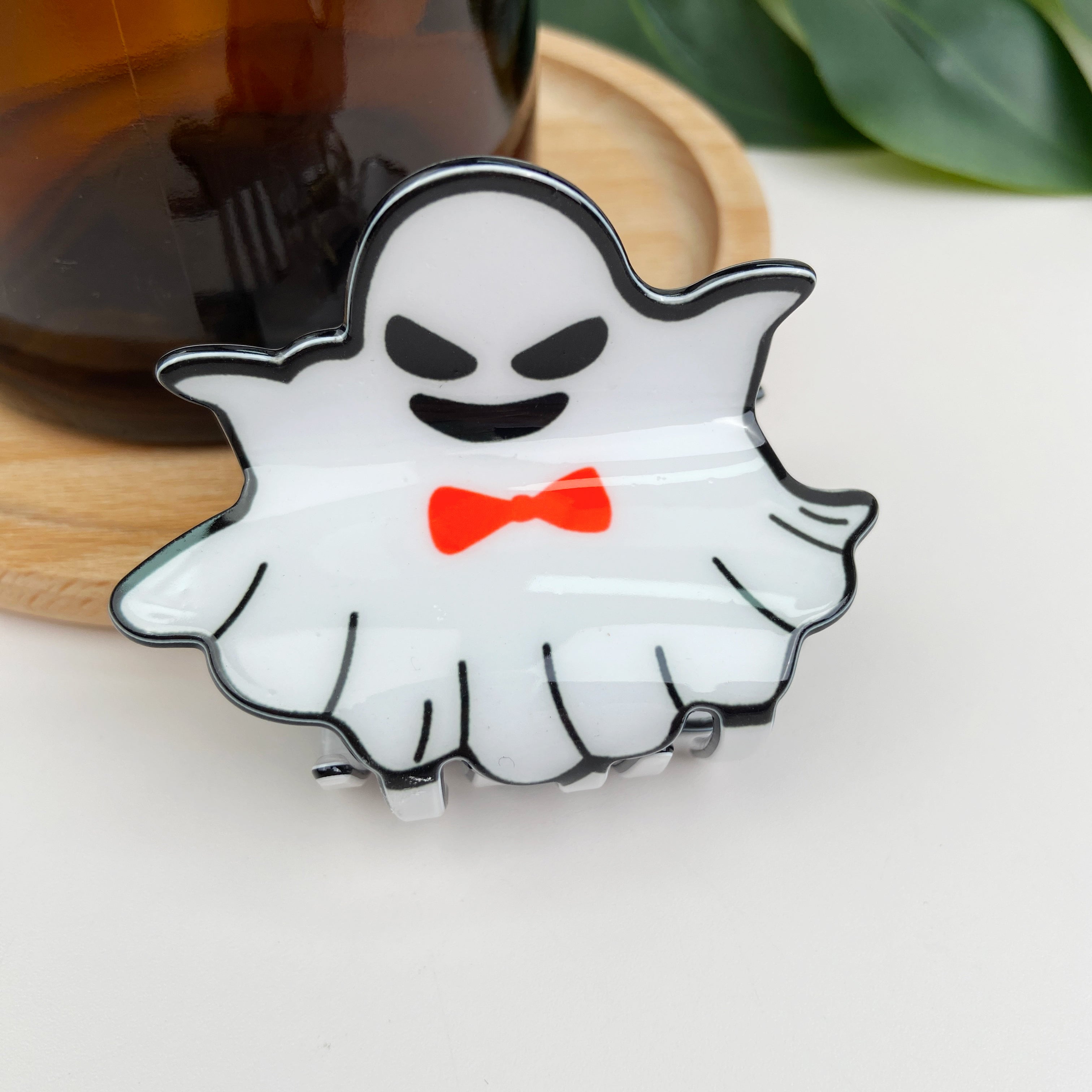 halloween ghost hair clip