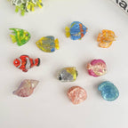 Conch Shell Barrettes Acrylic Side Clip Mini Clip
