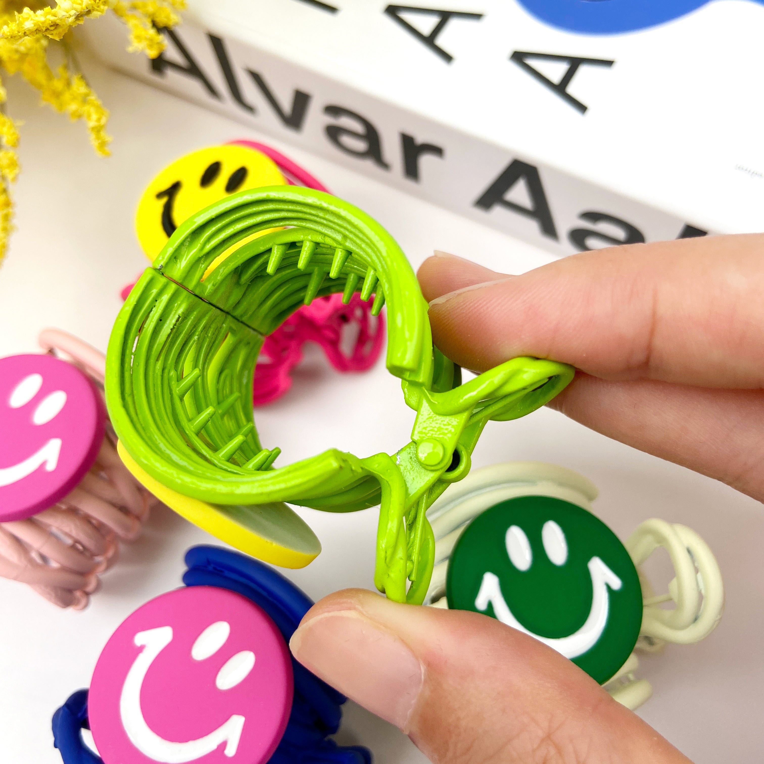 Cute Smiley Colorful Small Clips