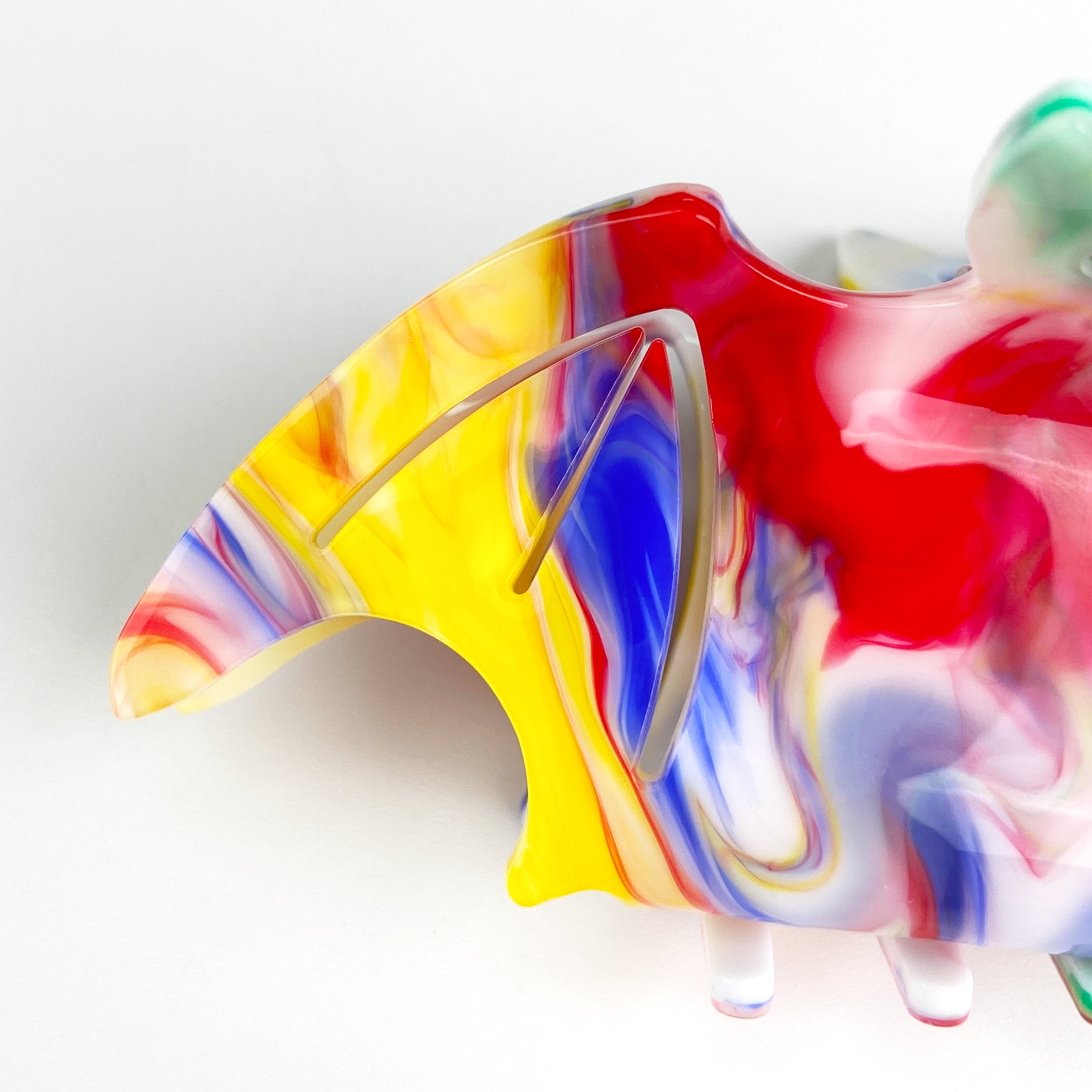 Square Bat Hair Clip Halloween