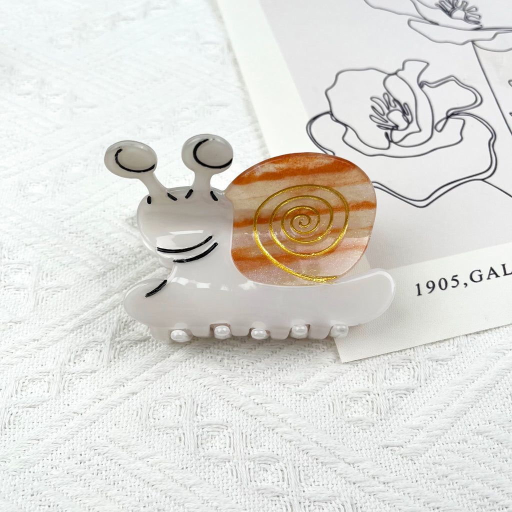 Cute Snail Hair Clips Animal Claw Clip