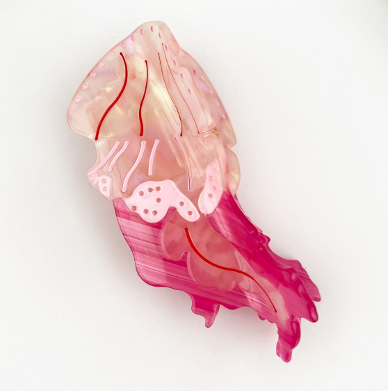 Jellyfish Series Barrettes Loose Clip Updo Shark Clip