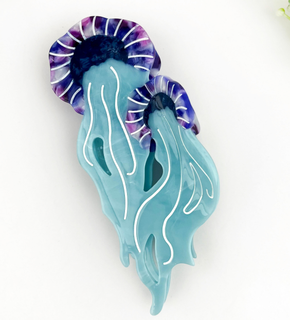 Jellyfish Series Barrettes Loose Clip Updo Shark Clip