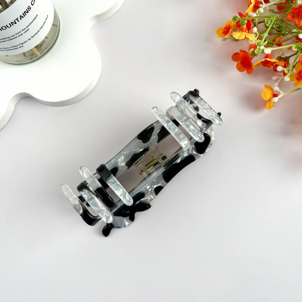 Fun Eagle Cow Crystal Barrettes Updo Shark Clip