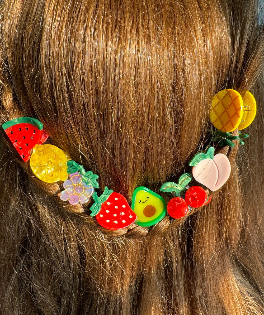 Acetate Fruit Small Hair Clip Cute Mini Claw Clip