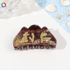 Ocean Series Acrylic Updo Shark Clip Hair Claw