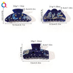 Ocean Series Acrylic Updo Shark Clip Hair Claw