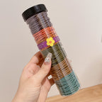 Highly Elastic Rubber Band Does Not Hurt Hair Thin Hair Tie