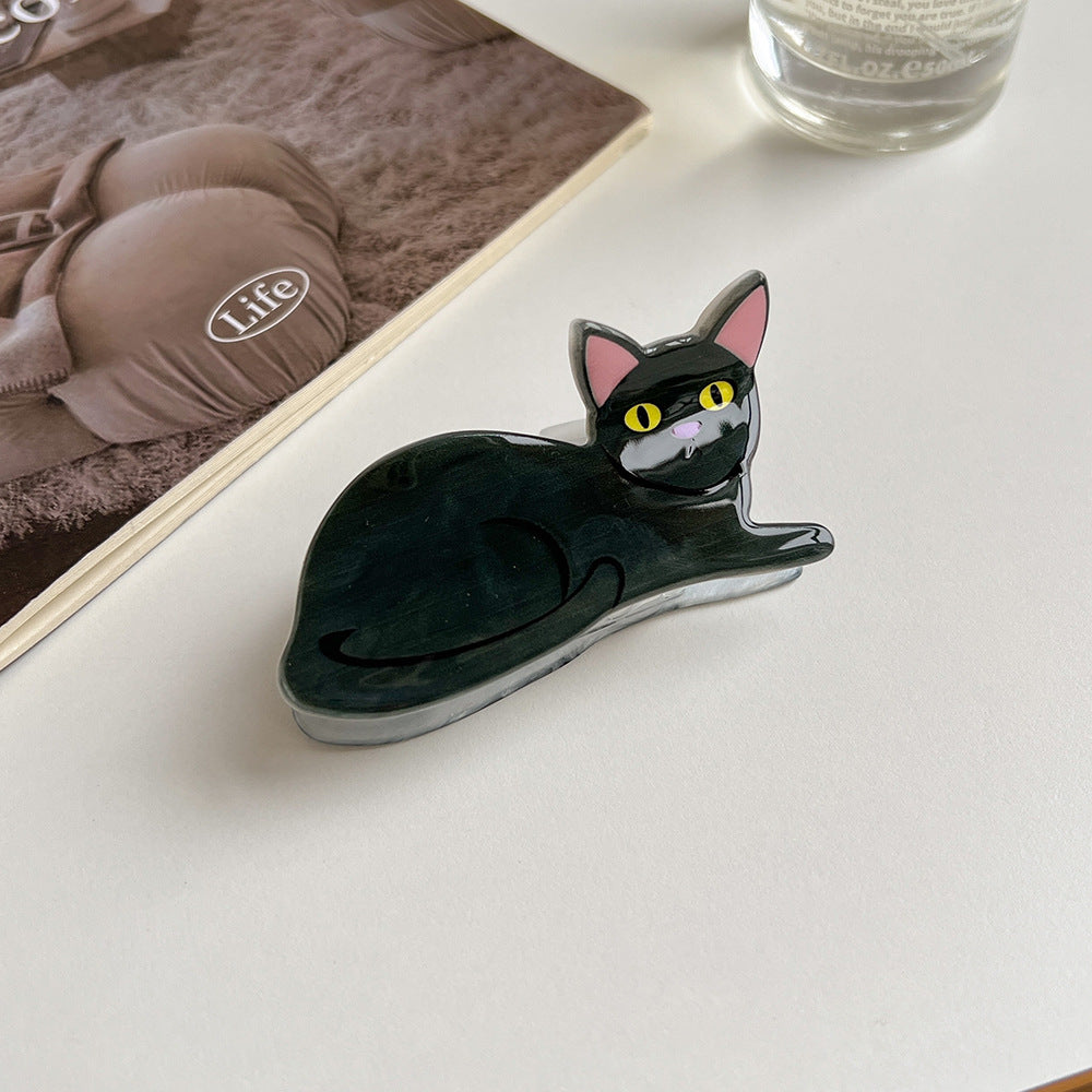 Dogs and Cats Cute Hairpin Medium Back Head Shark Clip