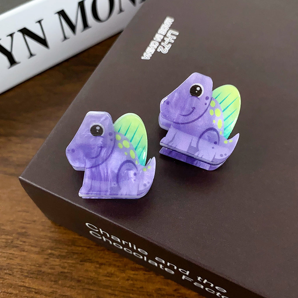Cute Acrylic Animal Mini Clip 2 Pack