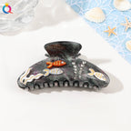 Ocean Series Acrylic Updo Shark Clip Hair Claw