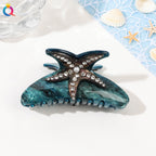 Ocean Series Acrylic Updo Shark Clip Hair Claw