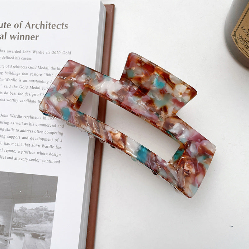 Large Acetate Hair Claw Clip — For Updos, Curls, and Styling
