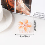 Plum Blossom Grip Flower Updo Shark Clip