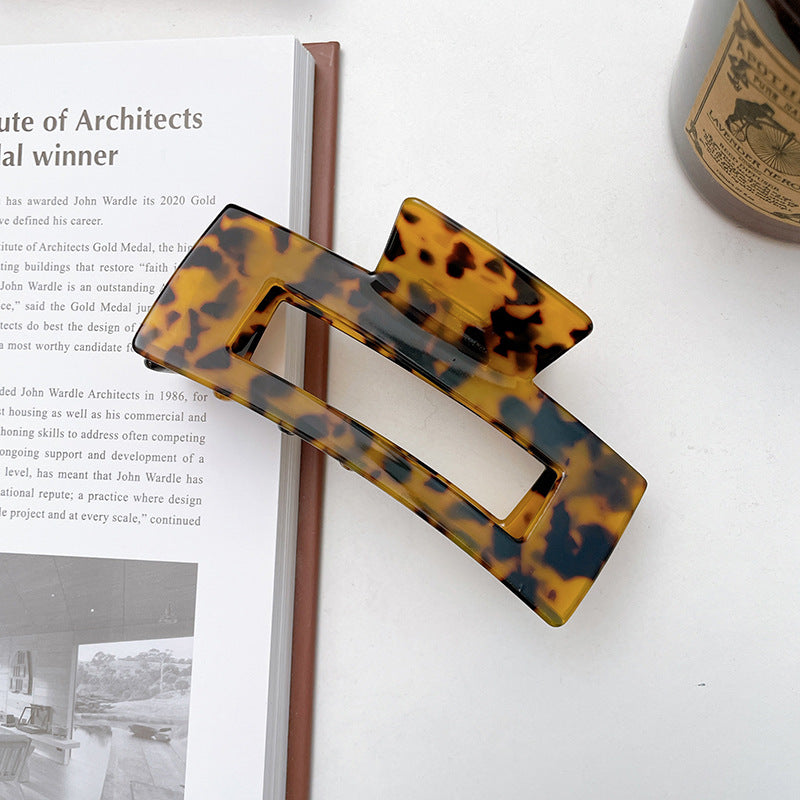 Large Acetate Hair Claw Clip — For Updos, Curls, and Styling