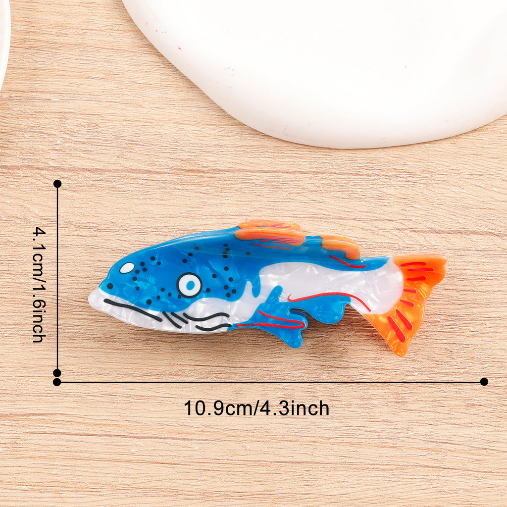 Ocean Series Barrettes Updo Shark Clip