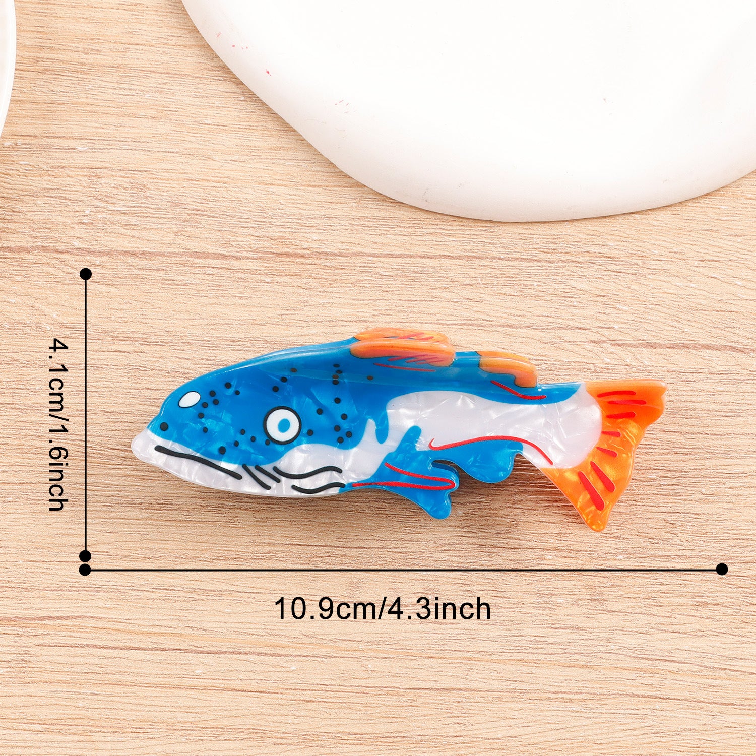 Ocean Series Barrettes Updo Shark Clip