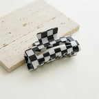 Checkerboard Claw Clip — Updo Hair Clip