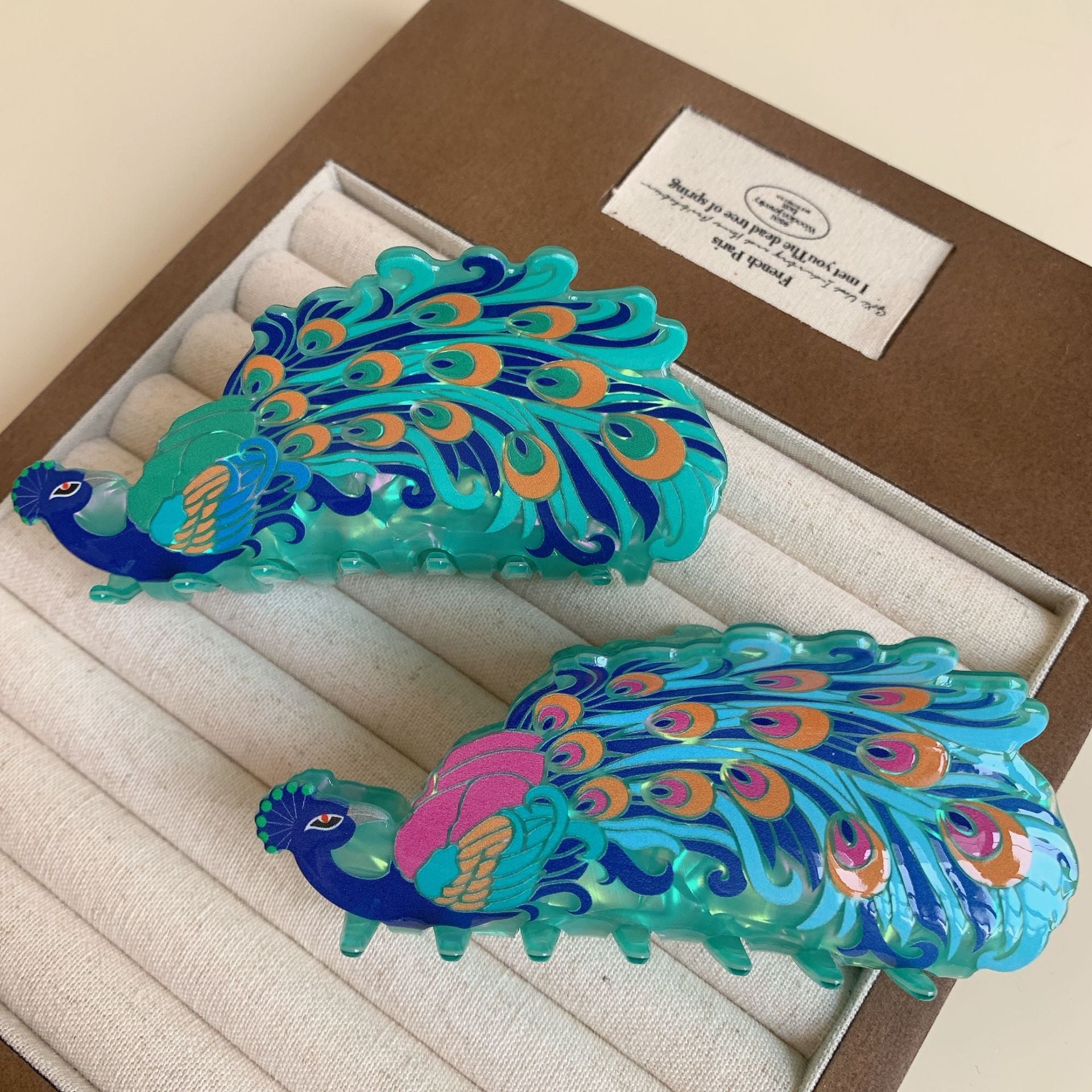 Peacock Grip Updo Shark Clip