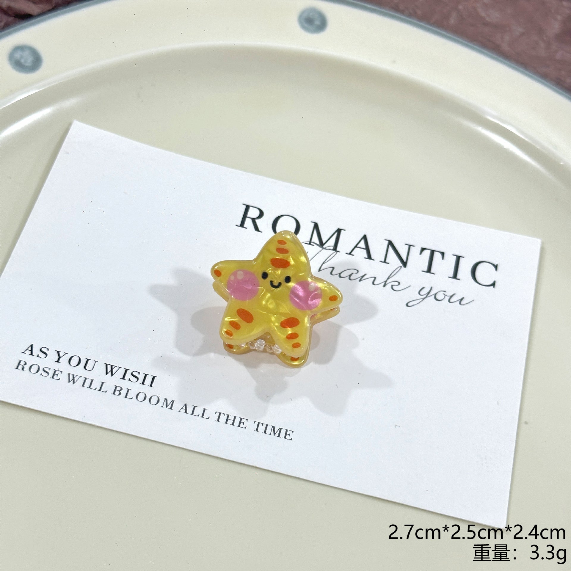 Ocean Series Mini Jaw Clip Bangs Side Small Barrettes Children