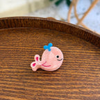 Marine Acetic Acid Mini Clip Small Octopus Dolphin Whale Hair Accessories