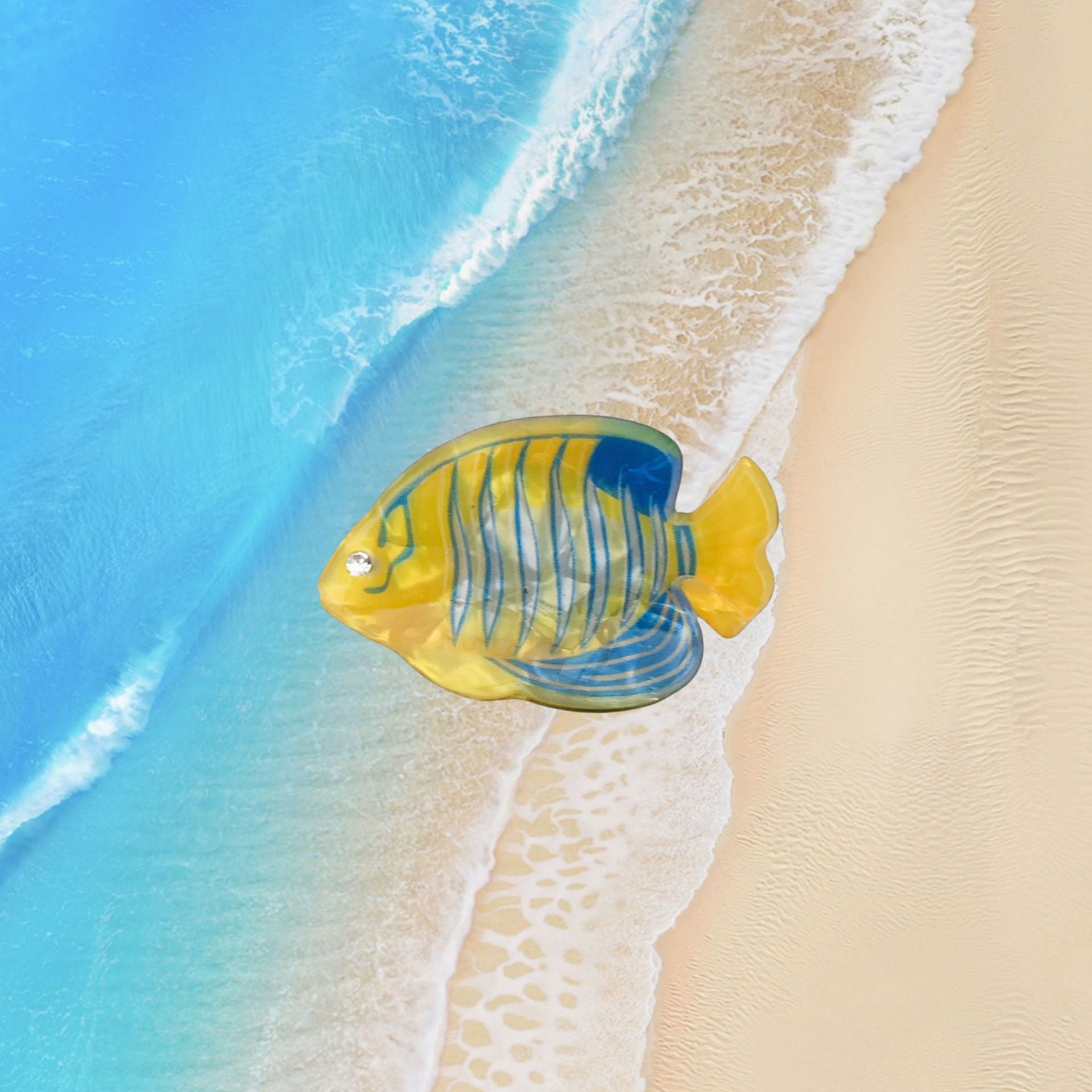 Conch Shell Barrettes Acrylic Side Clip Mini Clip